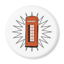 Old British Telephone Box magnets