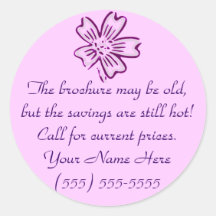 Old Brochure, Hot Prices Sticker