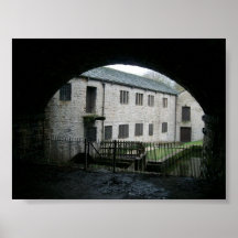 Old Building Railing & Windows Poster