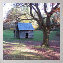 OLD CABIN IN NC POSTERS