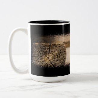 Old Cabin Textures Coffee Mug