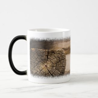 Old Cabin Textures Coffee Mugs