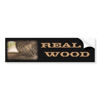 Old Cabin Wood Textures Bumper Stickers