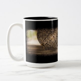Old Cabin Wood Textures Coffee Mug