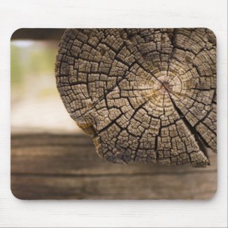 Old Cabin Wood Textures Mouse Pads