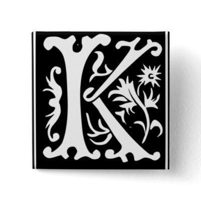 calligraphy of k