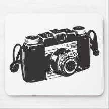 Old camera mouse pad