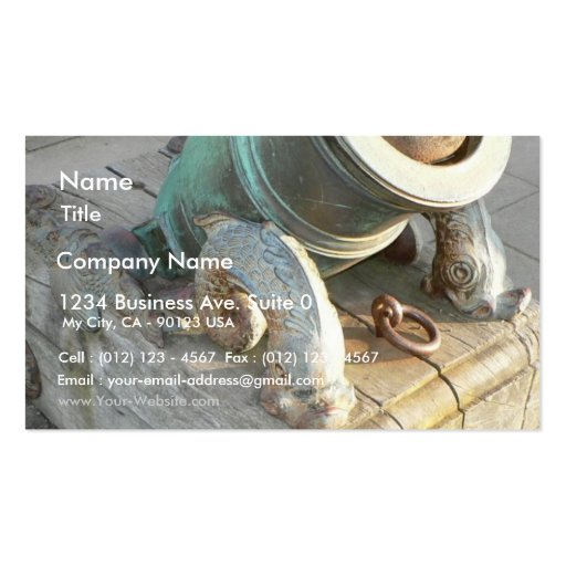 Old Canon Business Card