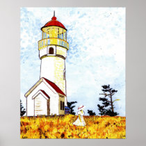 Old Cape Blanco Lighthouse Print