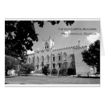 Old Capitol Building - Milledgeville, Georgia Card