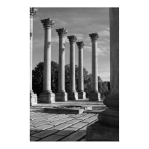 Old Capitol Columns B&W posters by captainifr Old Capitol Columns B&W posters