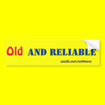 Old car bumper sticker bumper stickers