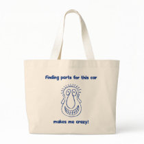 Old Car Parts Tote Bags