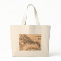 Old Caribbean Map Dive Shirt Bag