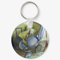 Old carriage keychain