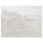 Old cart, Snowdonia  flowers Letterhead Template