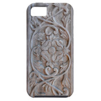 Old Carved Wood Door Scrollwork iPhone 5 Case at Zazzle