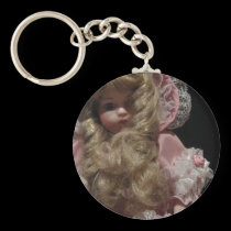 Old Child's Doll keychains