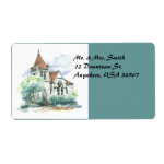 Old Church, Bartlett, Texas Personalized Shipping Labels