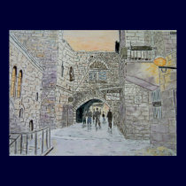 Old City Jerusalem Print posters