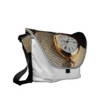 Old Clock Messenger Bag