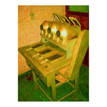 OLD COFFEE MACHINE posters