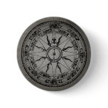 Old Compass Rose (B&amp;W) Buttons
