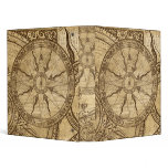 Old Compass Rose Vinyl Binders
