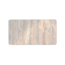 Old corrugated metal custom address labels