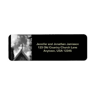Old Country Church Return Address Labels