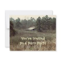 Old Coushatta Barn invitations by lalagniappe Old Coushatta Barn invitations