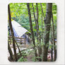 Old Covered Bridge in Forest Mousepad