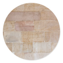 Old Cream Colored Brick Wall Sticker