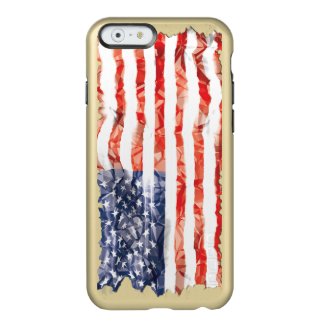 Old Creased American Flag Incipio Feather® Shine iPhone 6 Case