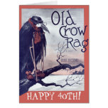 Old Crow Birthday Card
