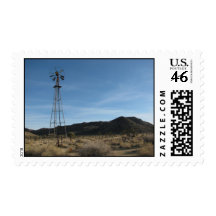 Old Desert WIndmill Stamps
