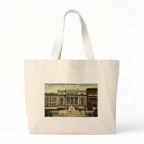 Old Detroit Opera House and Fountain, Detroit, MI Tote Bag