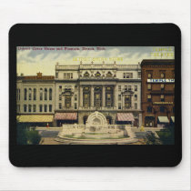 Old Detroit Opera House and Fountain, Detroit, MI Mouse Pad