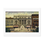 Old Detroit Opera House and Fountain, Detroit, MI Post Cards