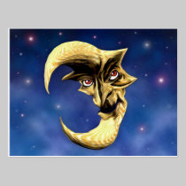 Old Devil Moon postcard postcards