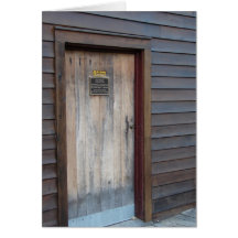 Old Door at the Mill Greeting Cards