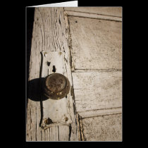 Old Door Old Memories card cards