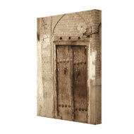 Old Door Wrapped Canvas wrappedcanvas