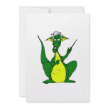 Old Dragon Teacher Custom Invitations