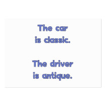 Old Driver Antique Car