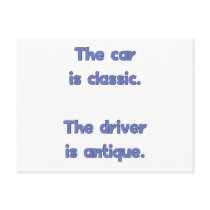 Old Driver Antique Car
