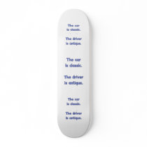 Old Driver Antique Car Skate Decks