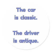 Old Driver Antique Car