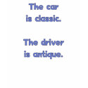 Old Driver Antique Car Shirt