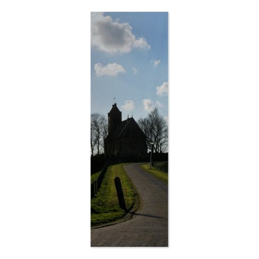 Old Dutch Church Holland Bookmark Business Card (front side)